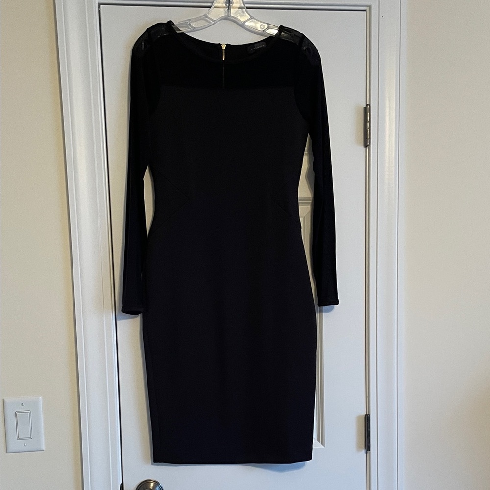The Limited Elegant Black Long Sleeve Dress
